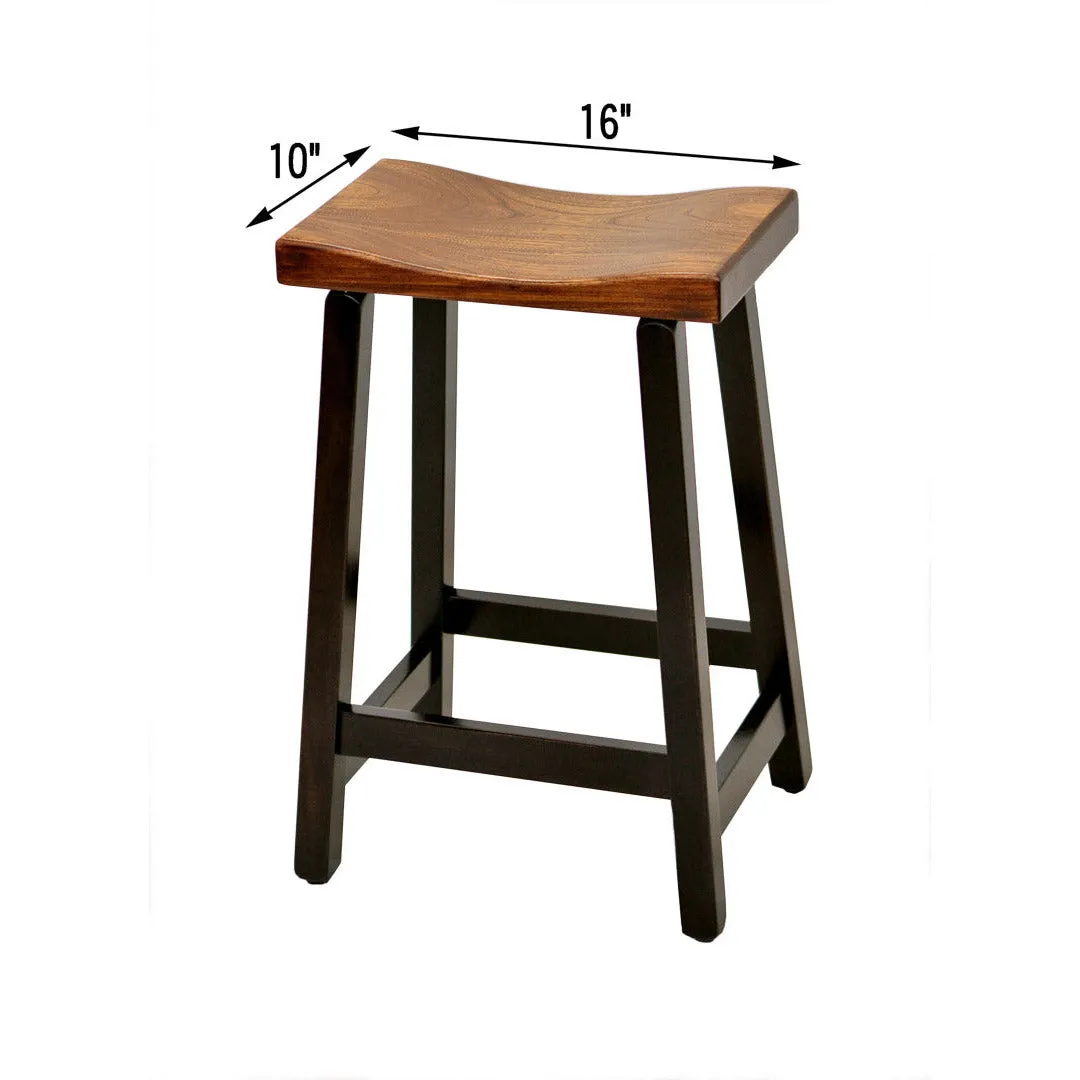 24" Urban Bar Stool with Elm Seat