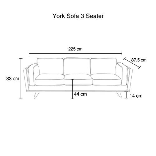 3 2Seater Sofa Brown Leather Lounge Set for Living Room Couch with Wooden Frame