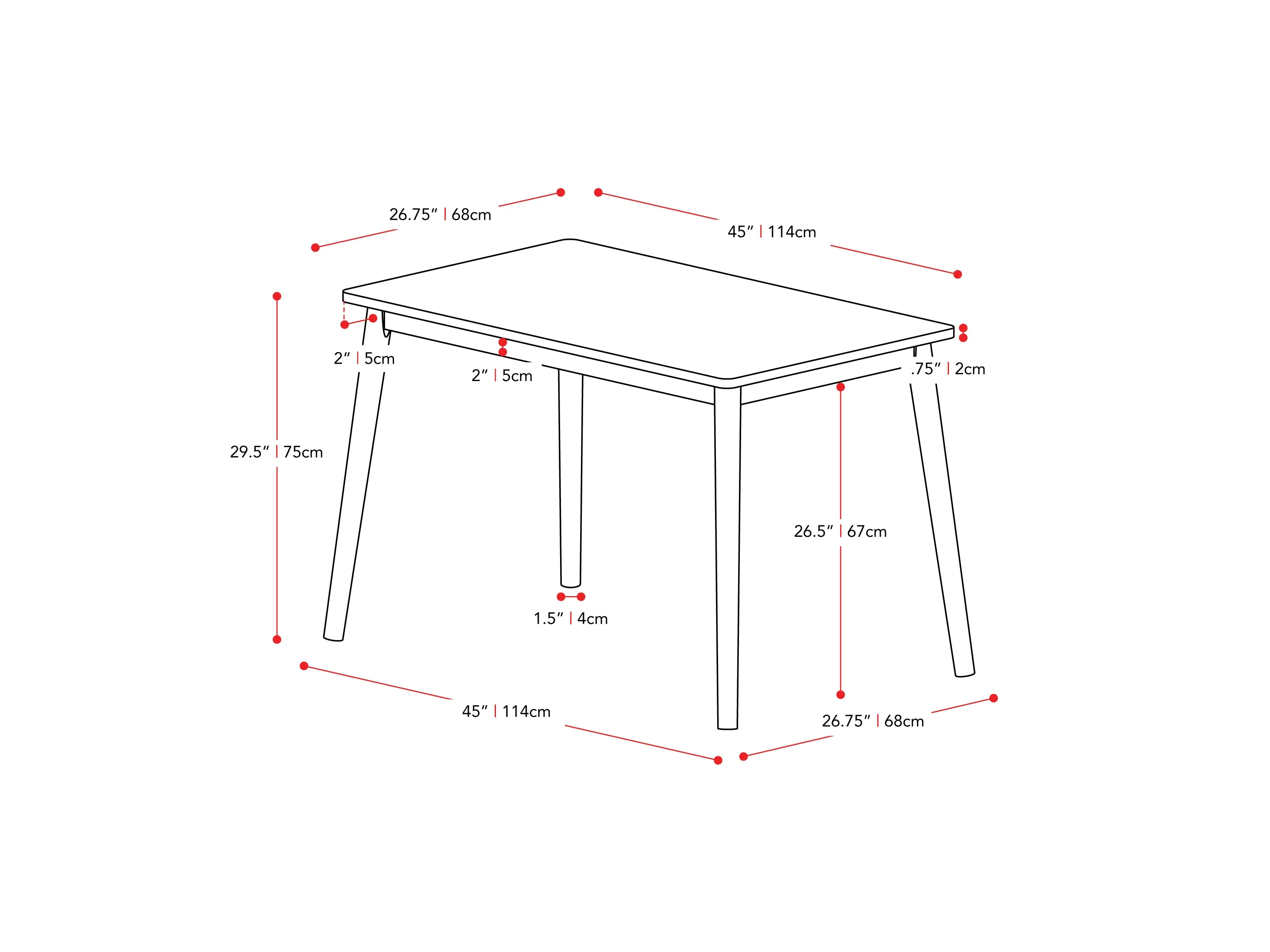 5pc Dining Set