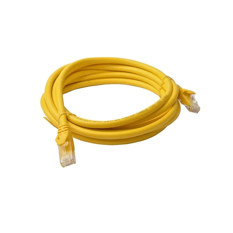 8Ware Cat6a UTP Ethernet Cable 3m Snagless Yellow CB8W-PL6A-3YEL [PC]