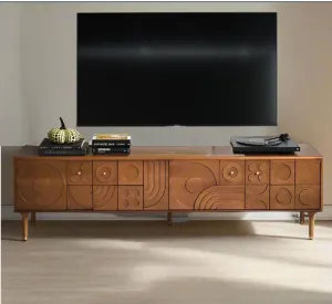 Aka Wooden 6FT TV Console