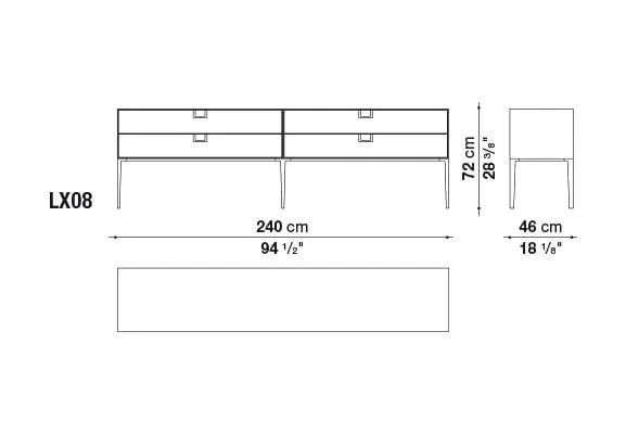 Alcor Consoles Storage Unit