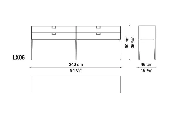 Alcor Consoles Storage Unit