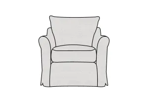 Alice | Armchair Extra Loose Cover | Marque Ivory