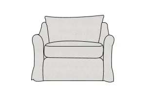 Alice | Love Seat Extra Loose Cover | Marque Ivory