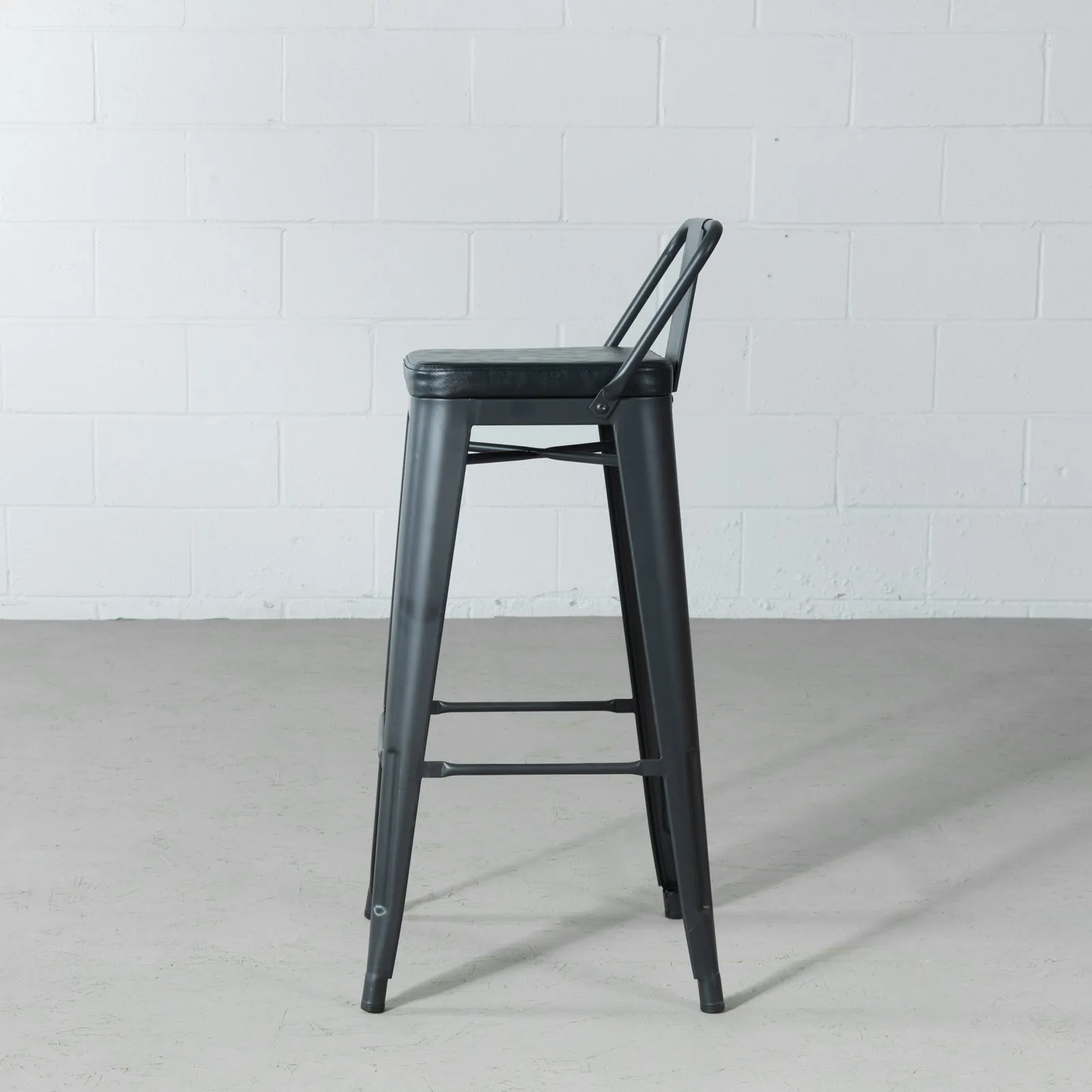 ARI - Black Bar Stool (75 cm) - FINAL SALE