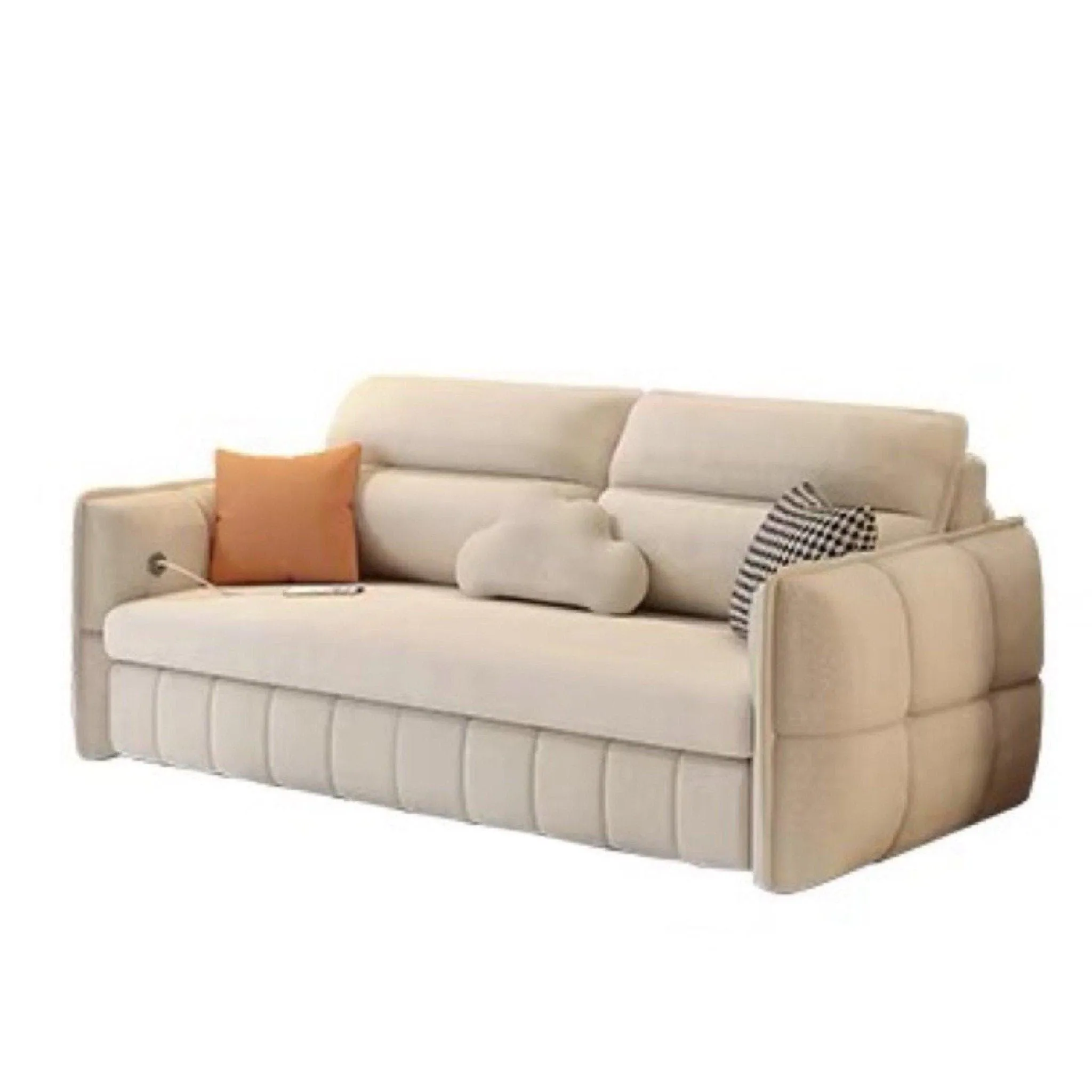 Ariyo Scratch Resistant Storage Sofa Bed