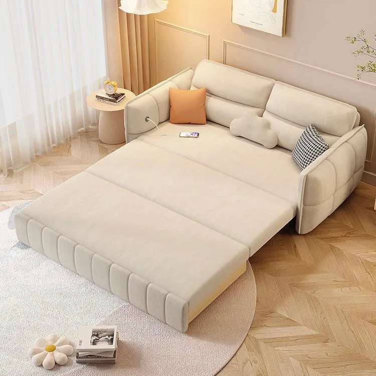 Ariyo Scratch Resistant Storage Sofa Bed