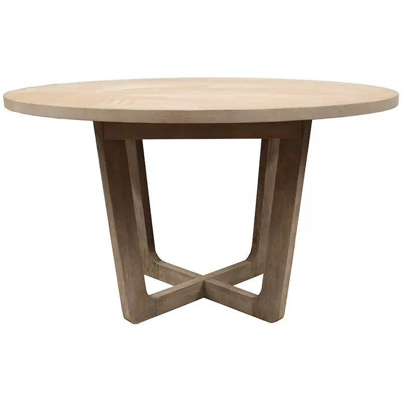 Ashburton Oak Round Dining Table - Modern Chic