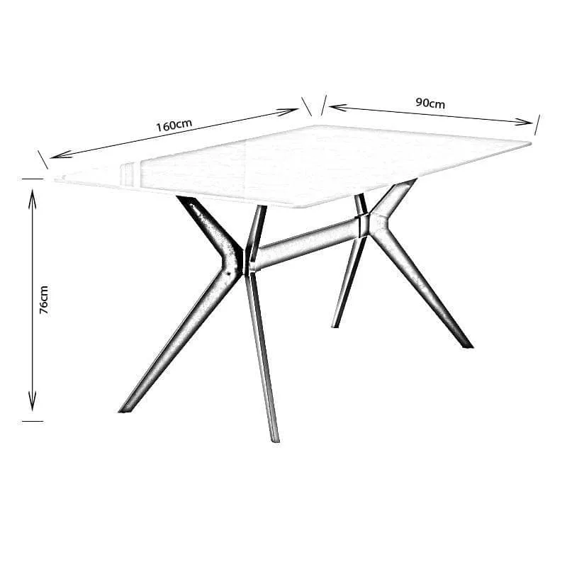 Athena Table & 4 Chairs