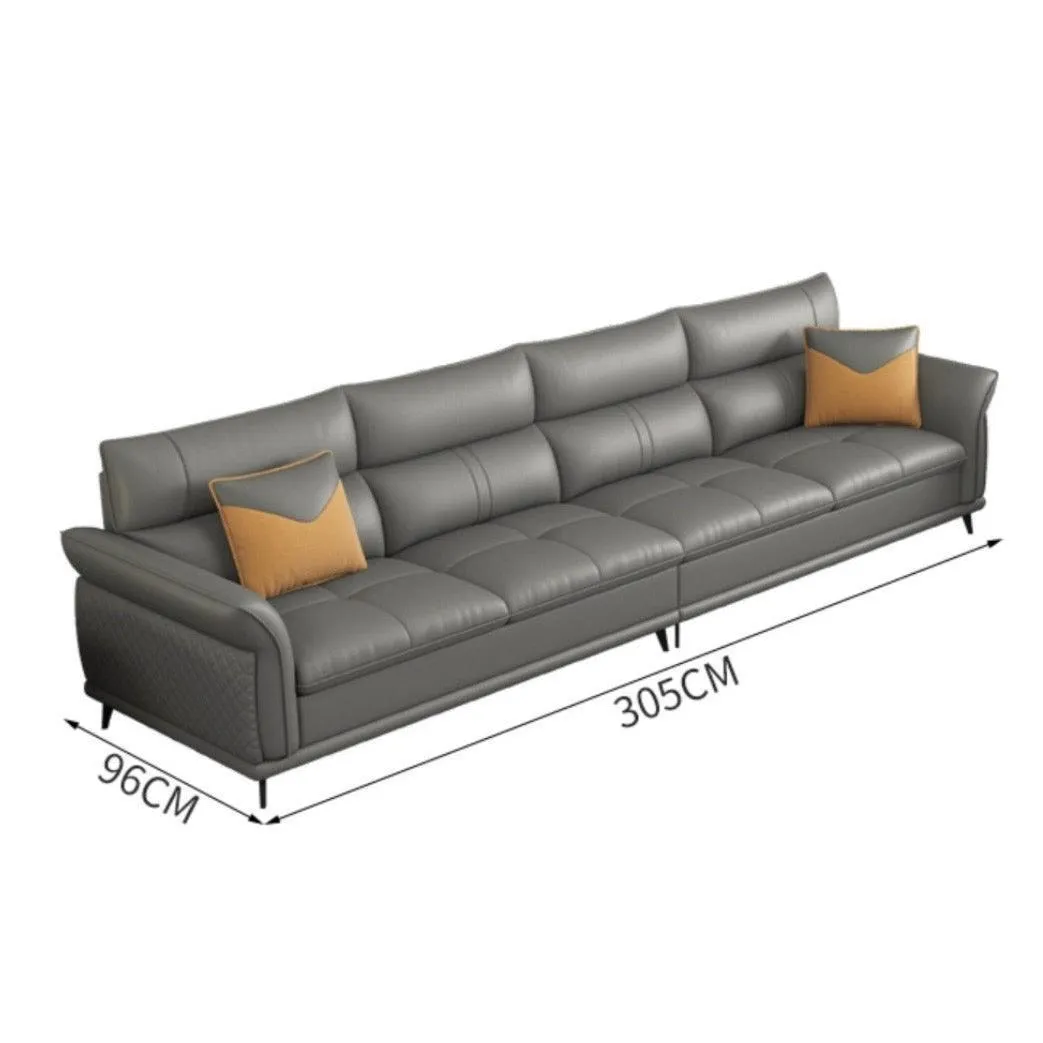 Augustine Leather Sectional Sofa