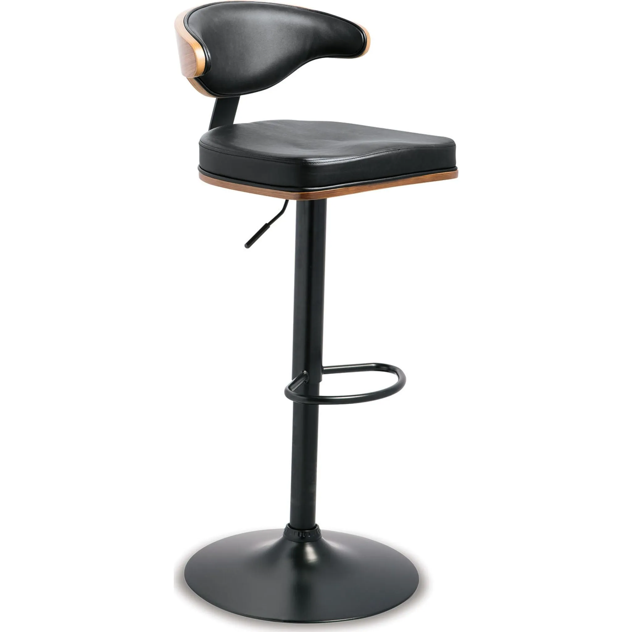 Bellatier Adjustable Height Stool - Brown/Black - (D120-330)