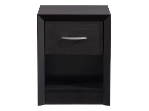 Black Mid Century Modern Night Stand