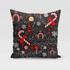 Candy Cane Pillow Cover