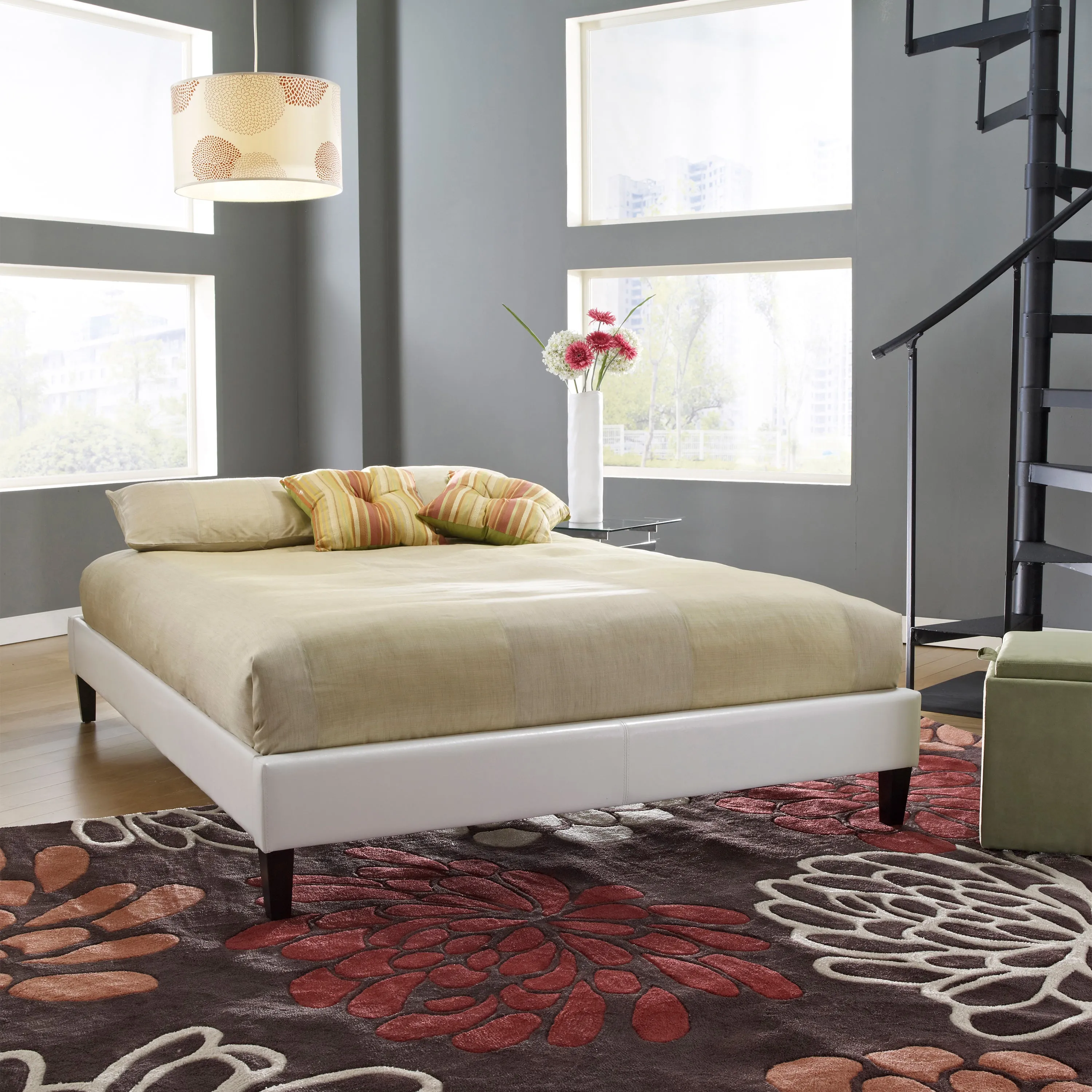 Central Park Upholstered Platform Bed