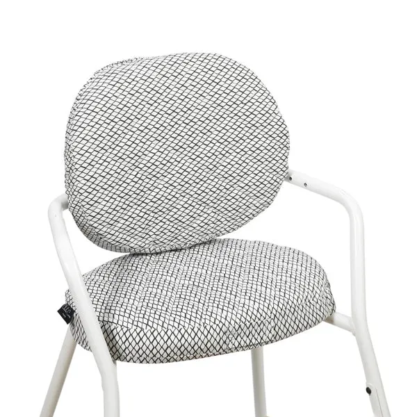 Charlie Crane Cushions for TIBU Chair – Diamond Black & White