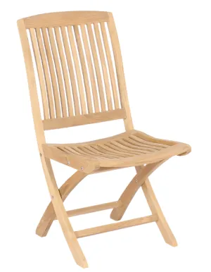 Classic Teak Folding Side Chair