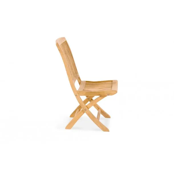 Classic Teak Folding Side Chair