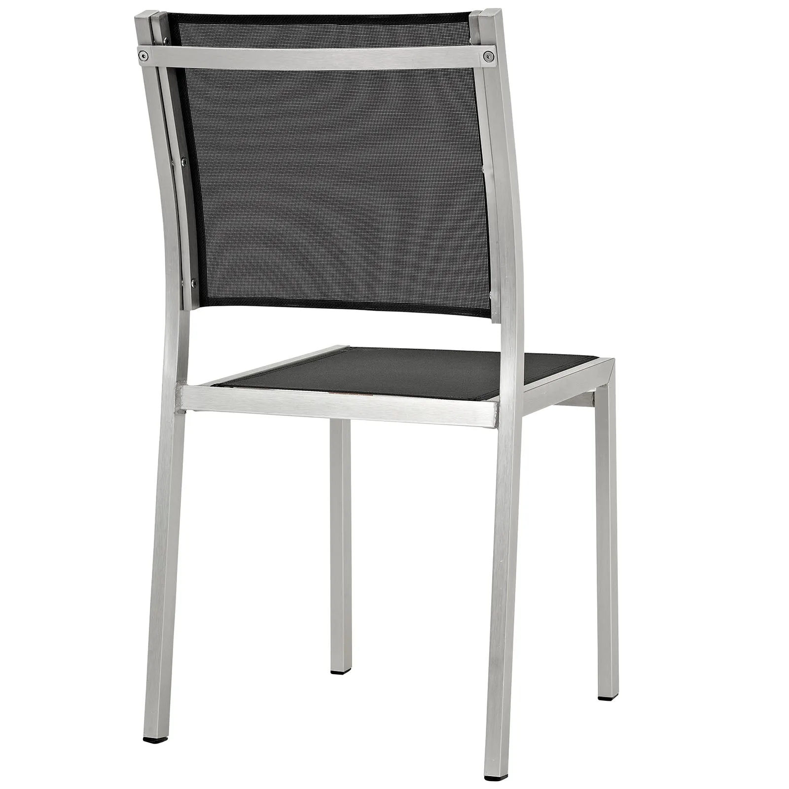 Coast Outdoor Patio Aluminum Mesh Side Chair (Set of 2)