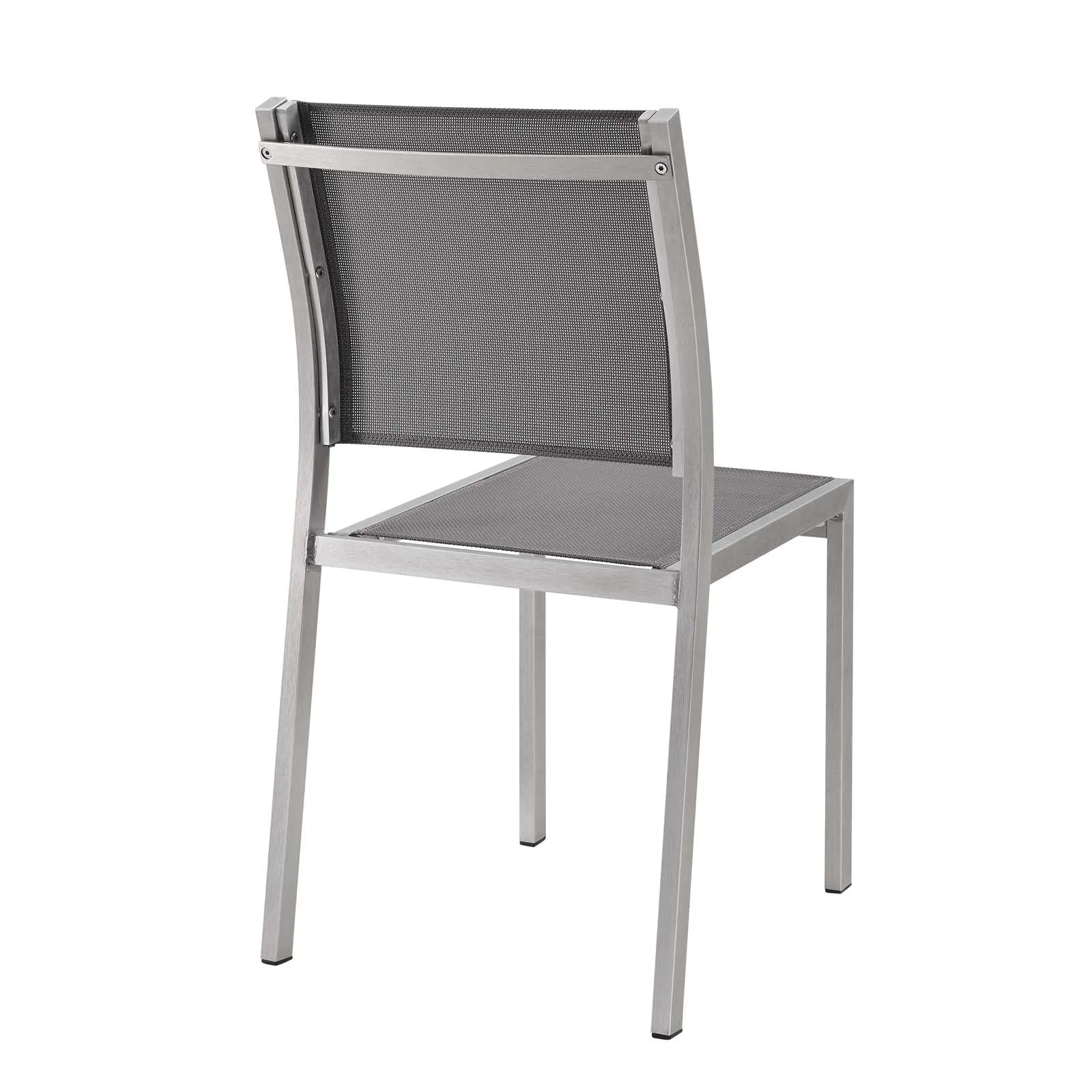 Coast Outdoor Patio Aluminum Mesh Side Chair (Set of 2)