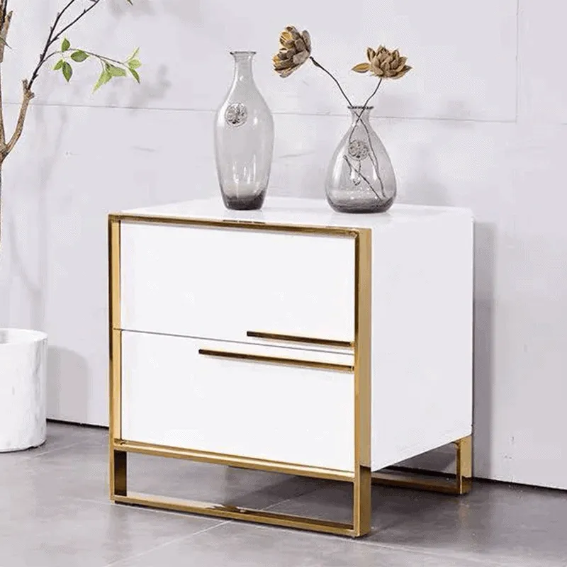 CONAN Gold Frame Nightstand