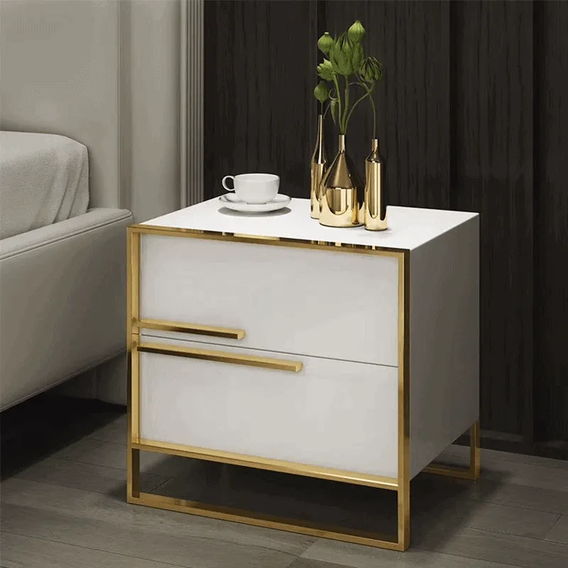 CONAN Gold Frame Nightstand