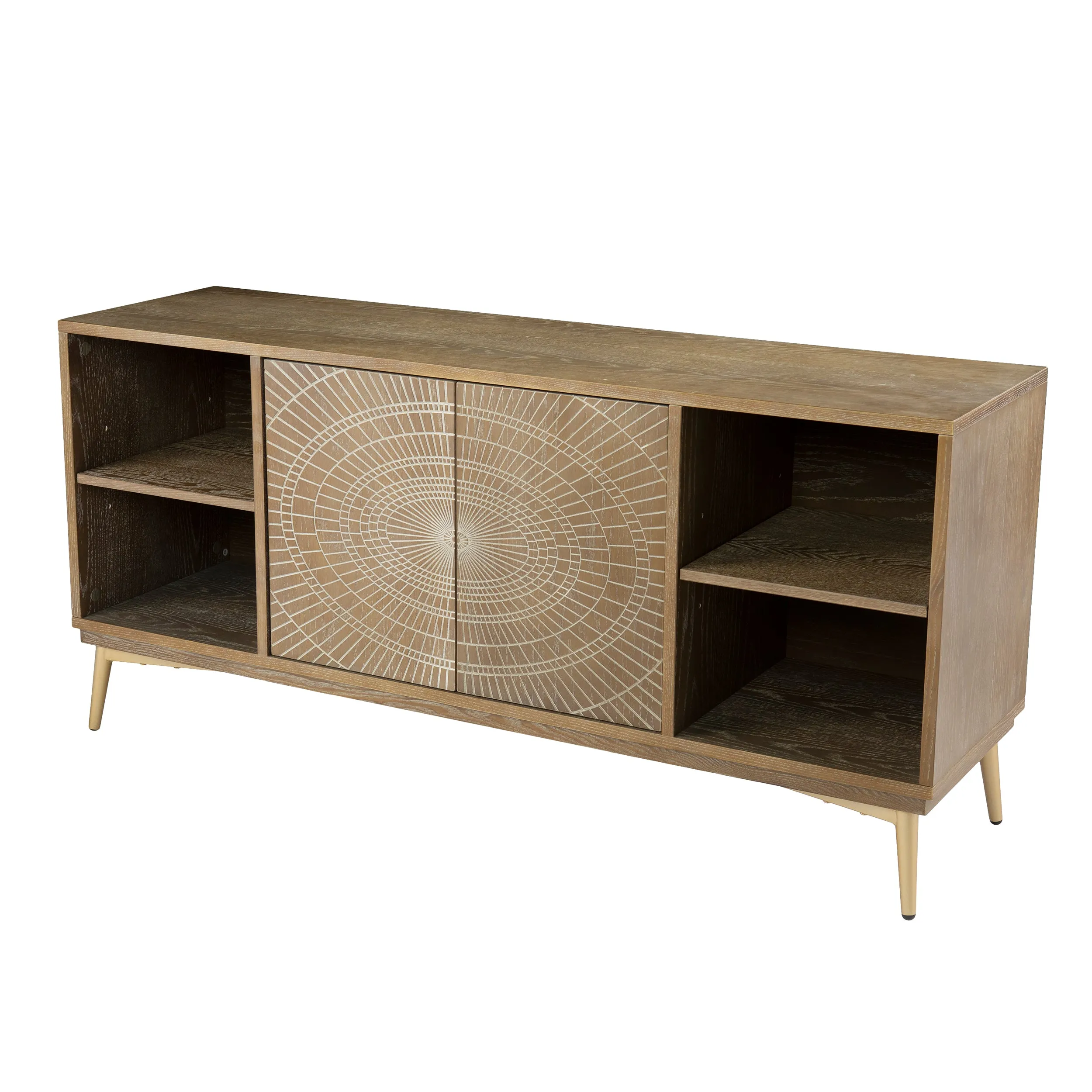 Crestbury Media Console w/ Storage