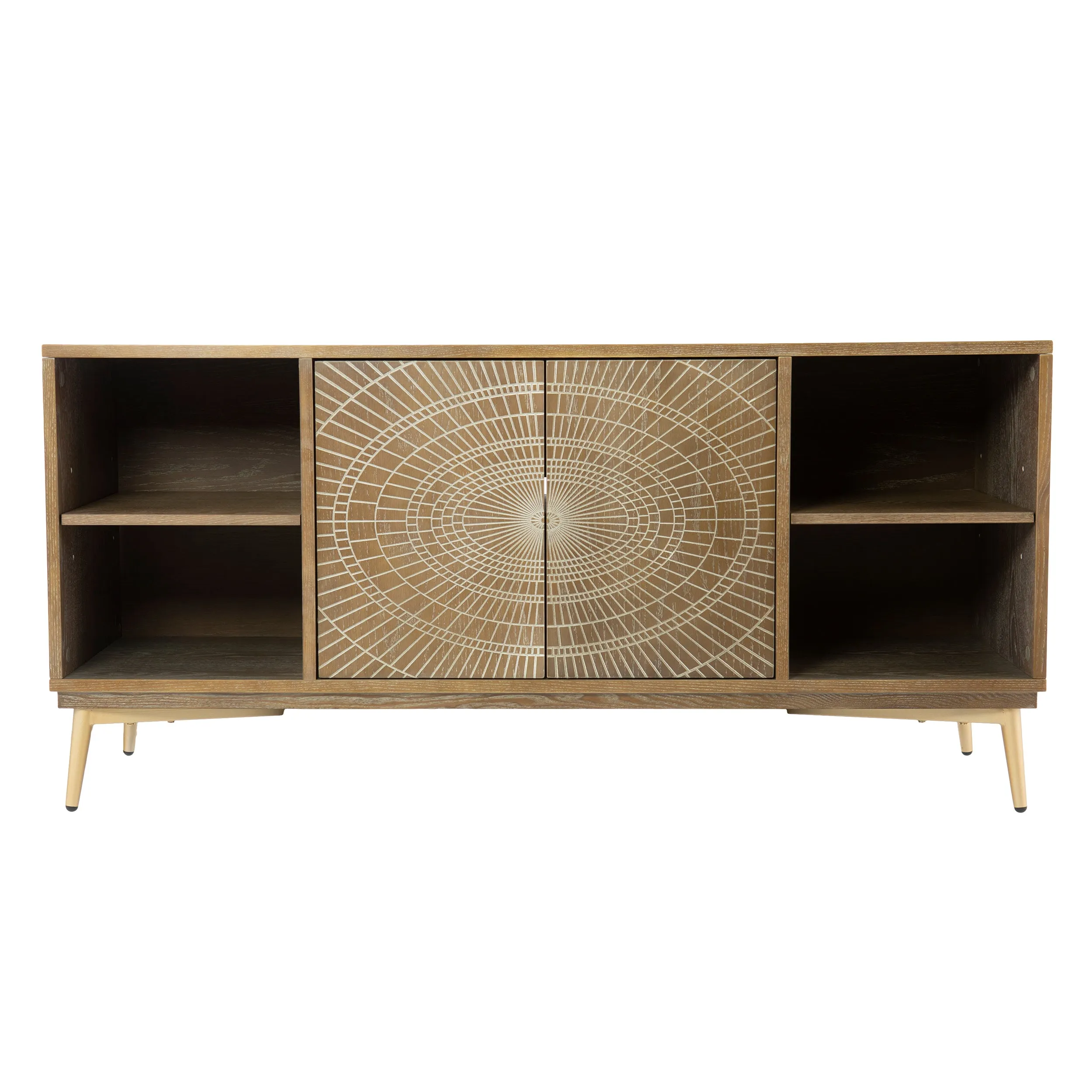 Crestbury Media Console w/ Storage