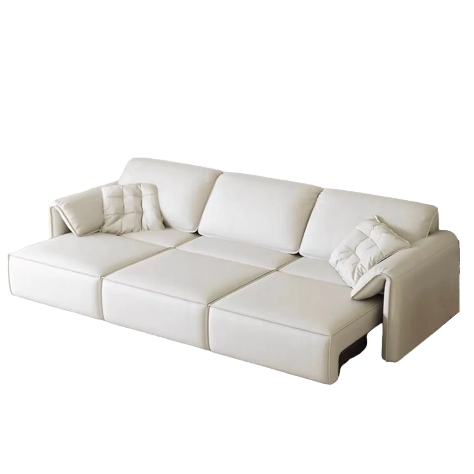 Crystal Electric Motorized Leather Sofa Bed