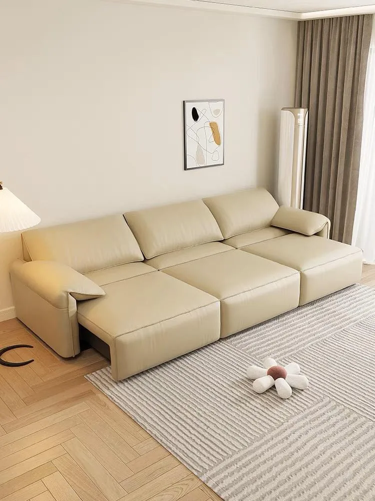 Crystal Electric Motorized Leather Sofa Bed