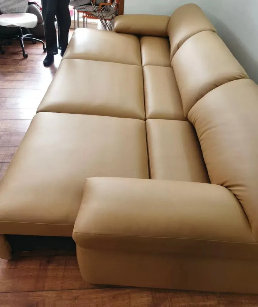 Crystal Electric Motorized Leather Sofa Bed