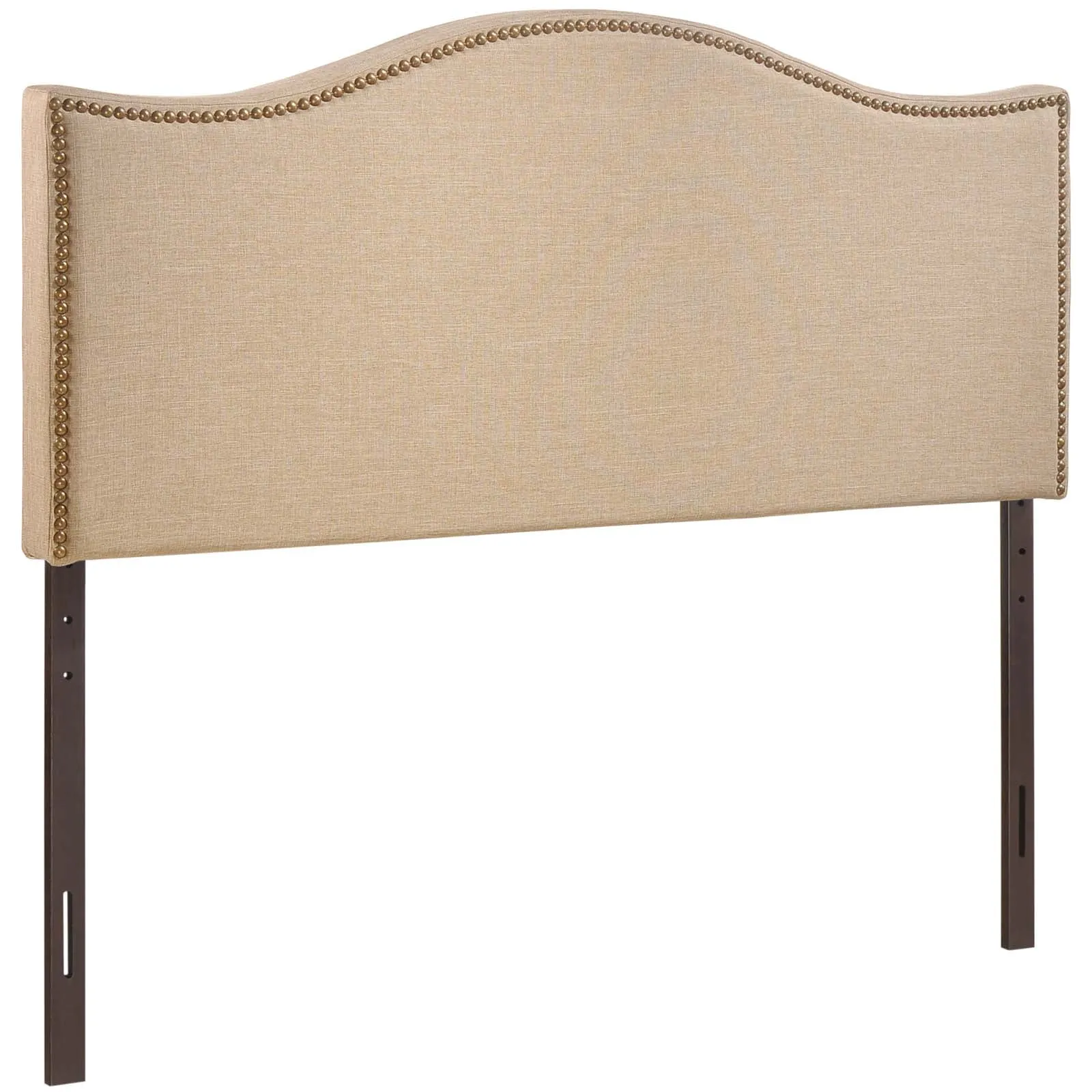 Curl Nailhead Upholstered Headboard