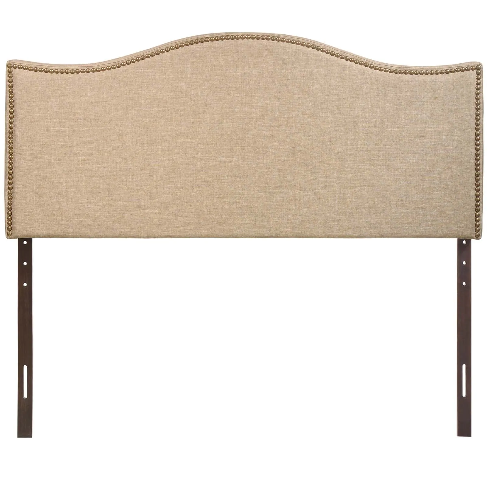 Curl Nailhead Upholstered Headboard