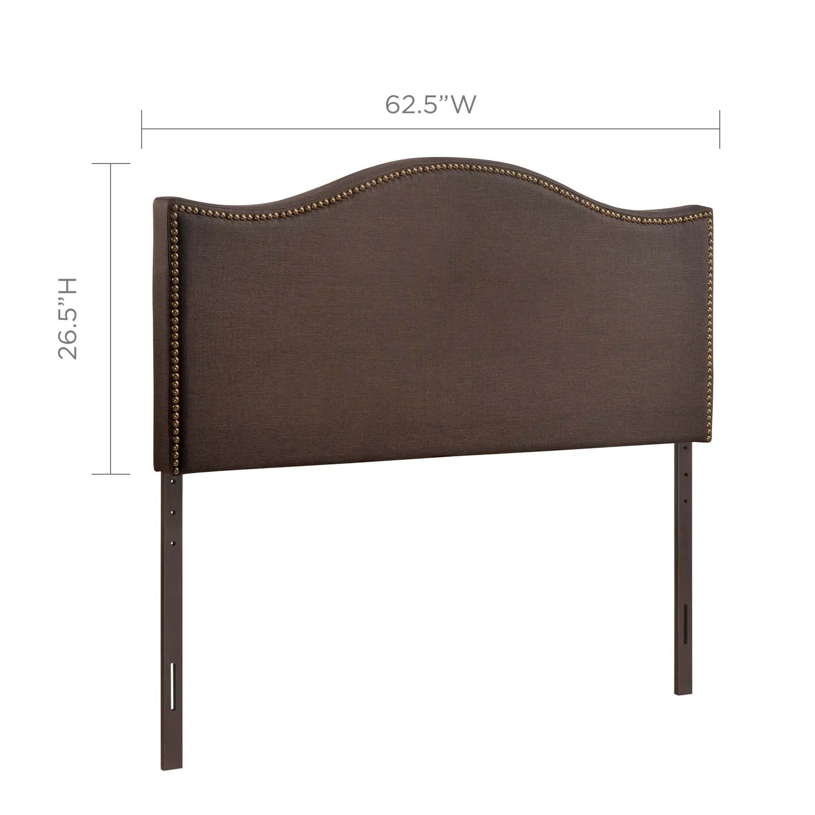 Curl Nailhead Upholstered Headboard