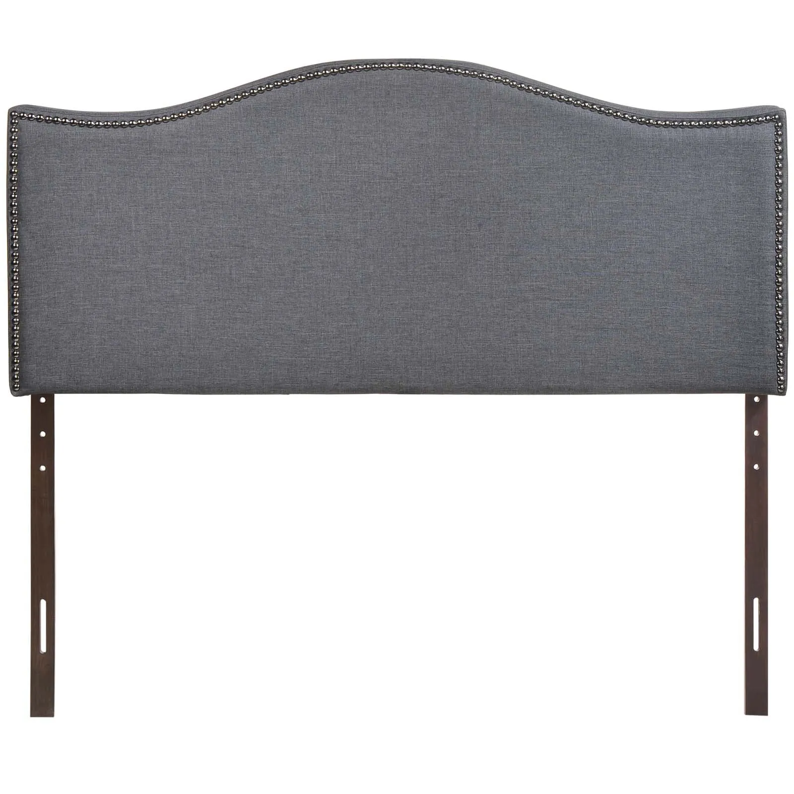 Curl Nailhead Upholstered Headboard