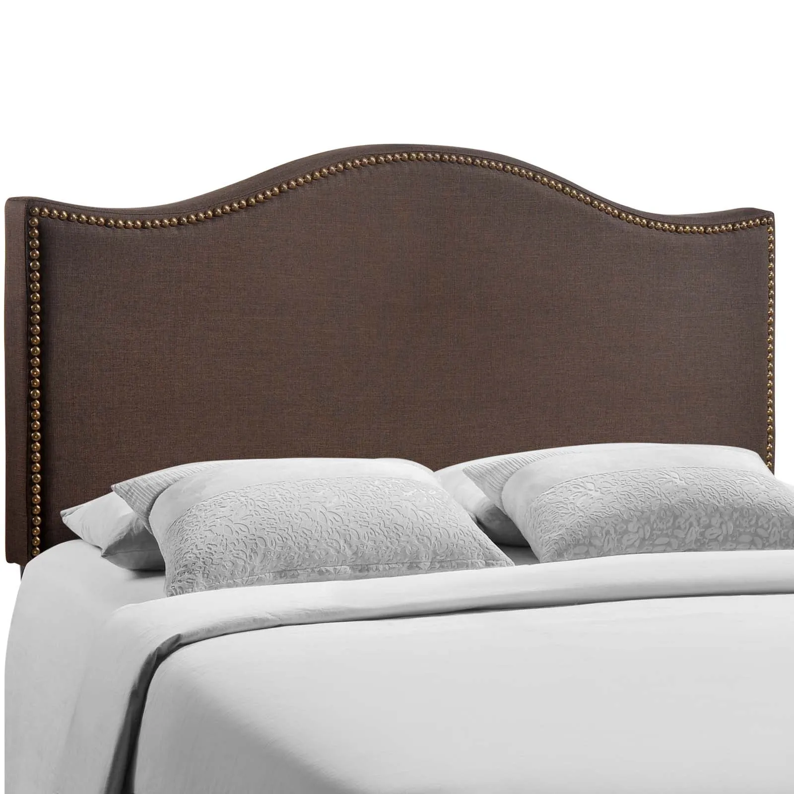 Curl Nailhead Upholstered Headboard