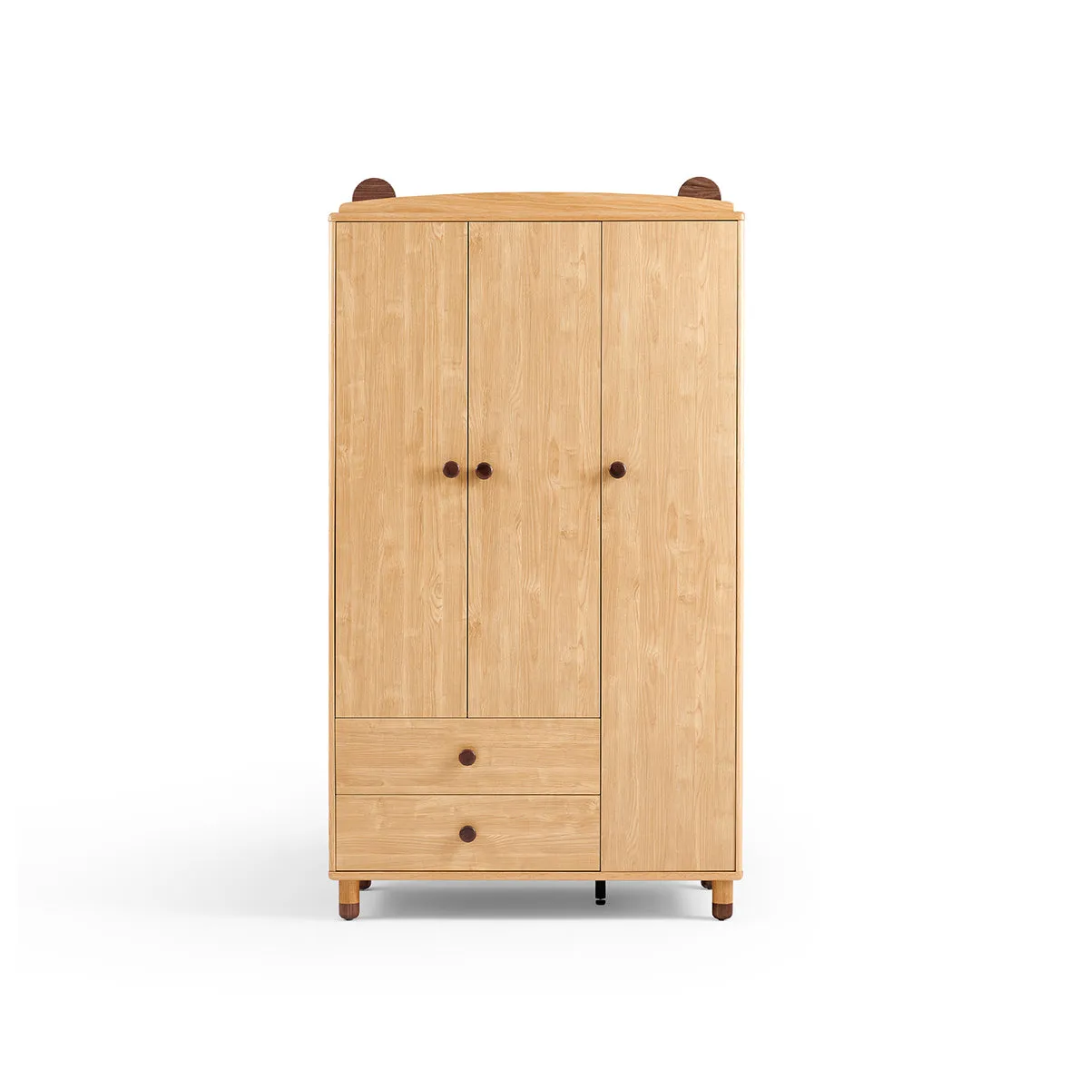 Dear Bear Kids Oak Wardrobe Closet