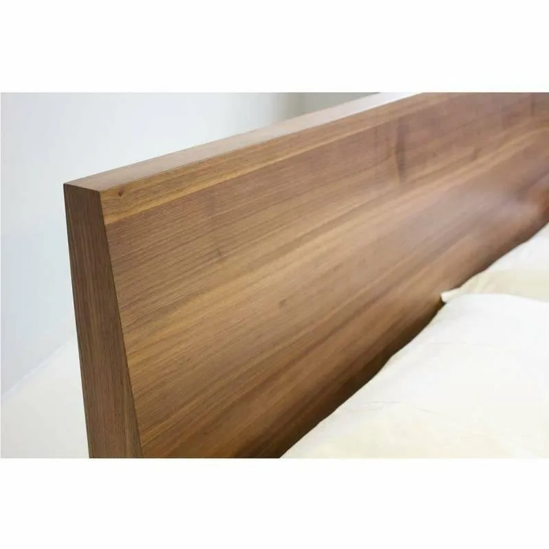 Della Storage Bed in Natural Walnut