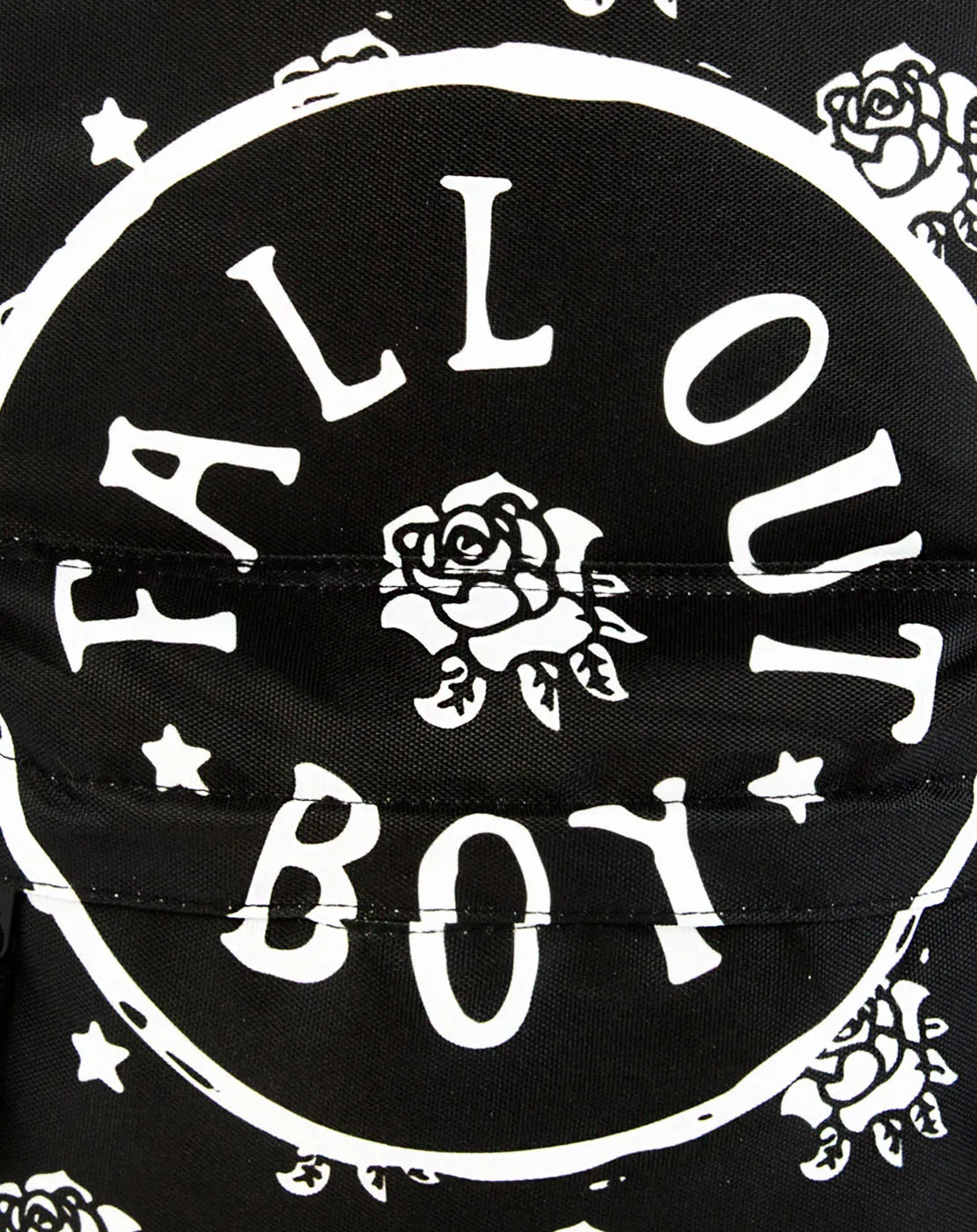 Fall Out Boy Backpack Rock Sax Rose Stamp Music Merchandise Rucksack Bag Adults