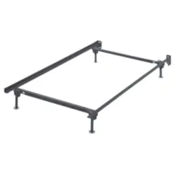 Frames and Rails Contemporary Metal Beds Twin/Full Bolt on Bed Frame