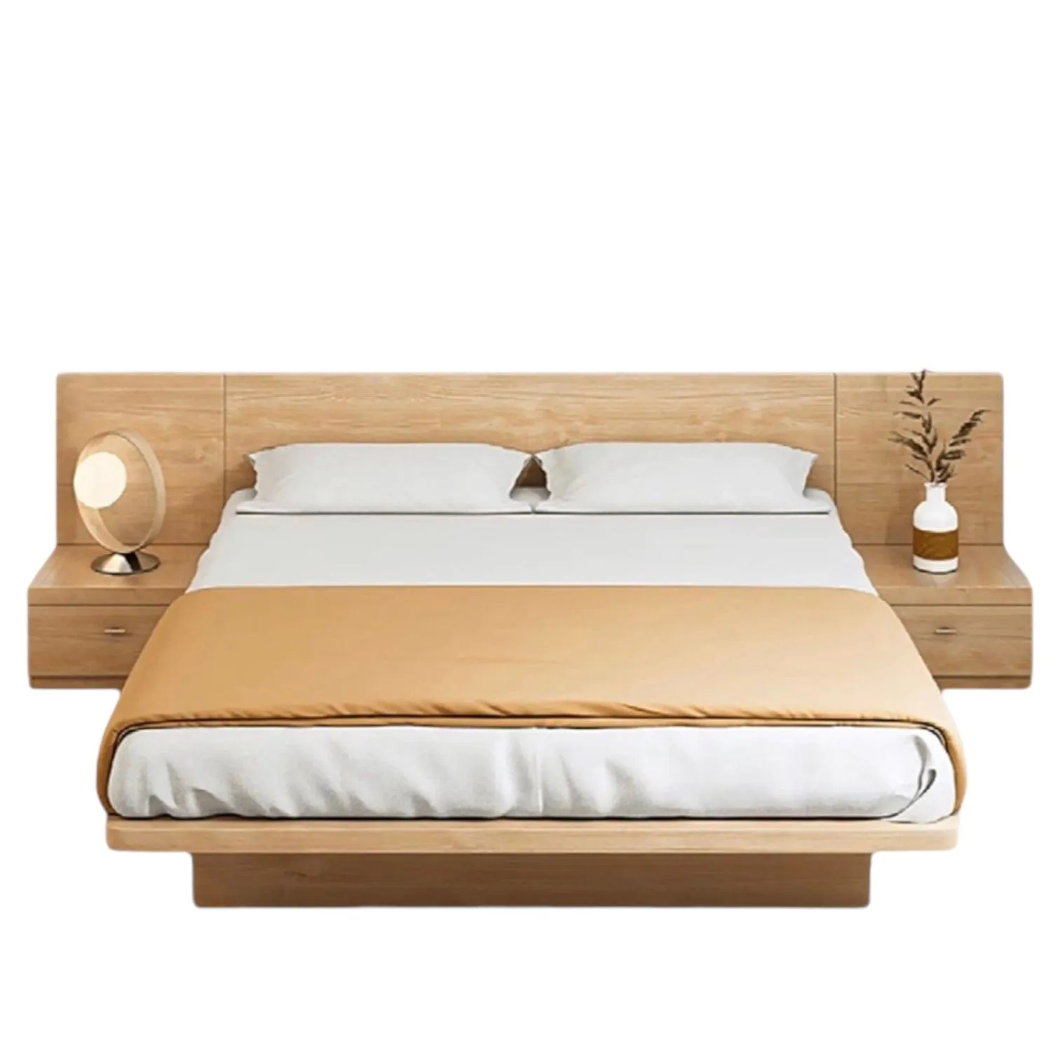 Franco Wooden Storage Bed Frame with LED Lighting