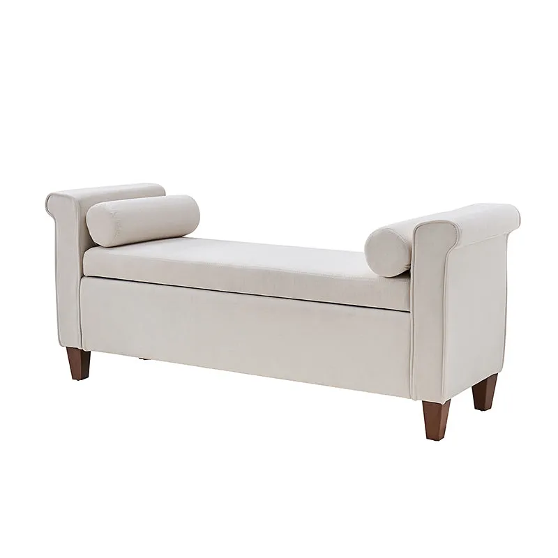 Gabino Traditional Style Versatile Storage Bench