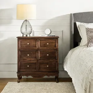 Galatea 30" Tall 3 - Drawer Nightstand Chest With Charging Station