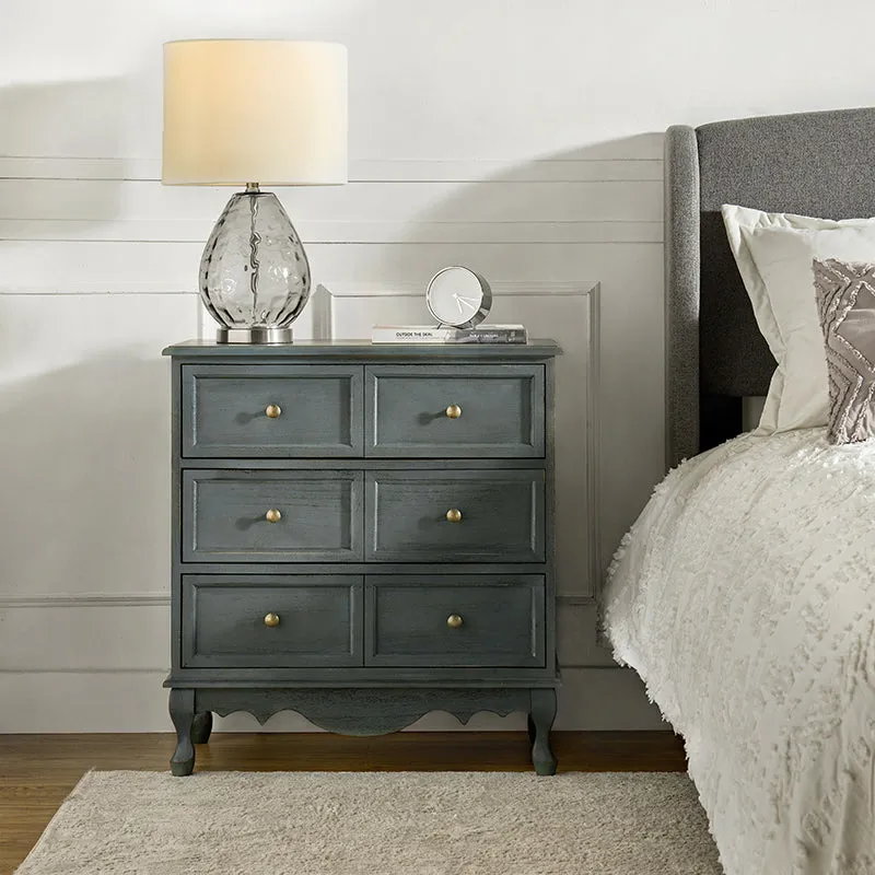 Galatea 30" Tall 3 - Drawer Nightstand Chest With Charging Station