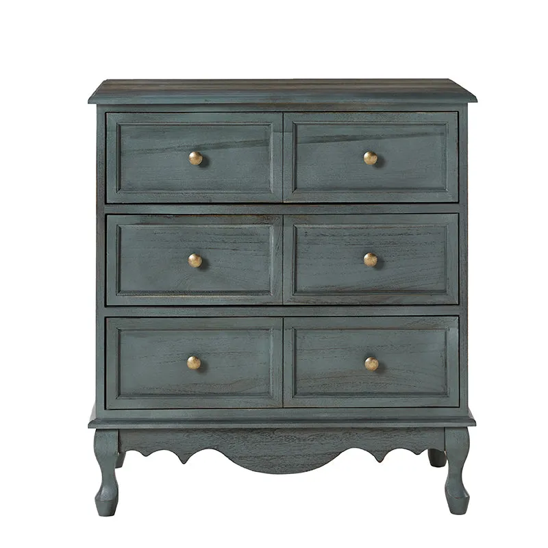 Galatea 30" Tall 3 - Drawer Nightstand Chest With Charging Station