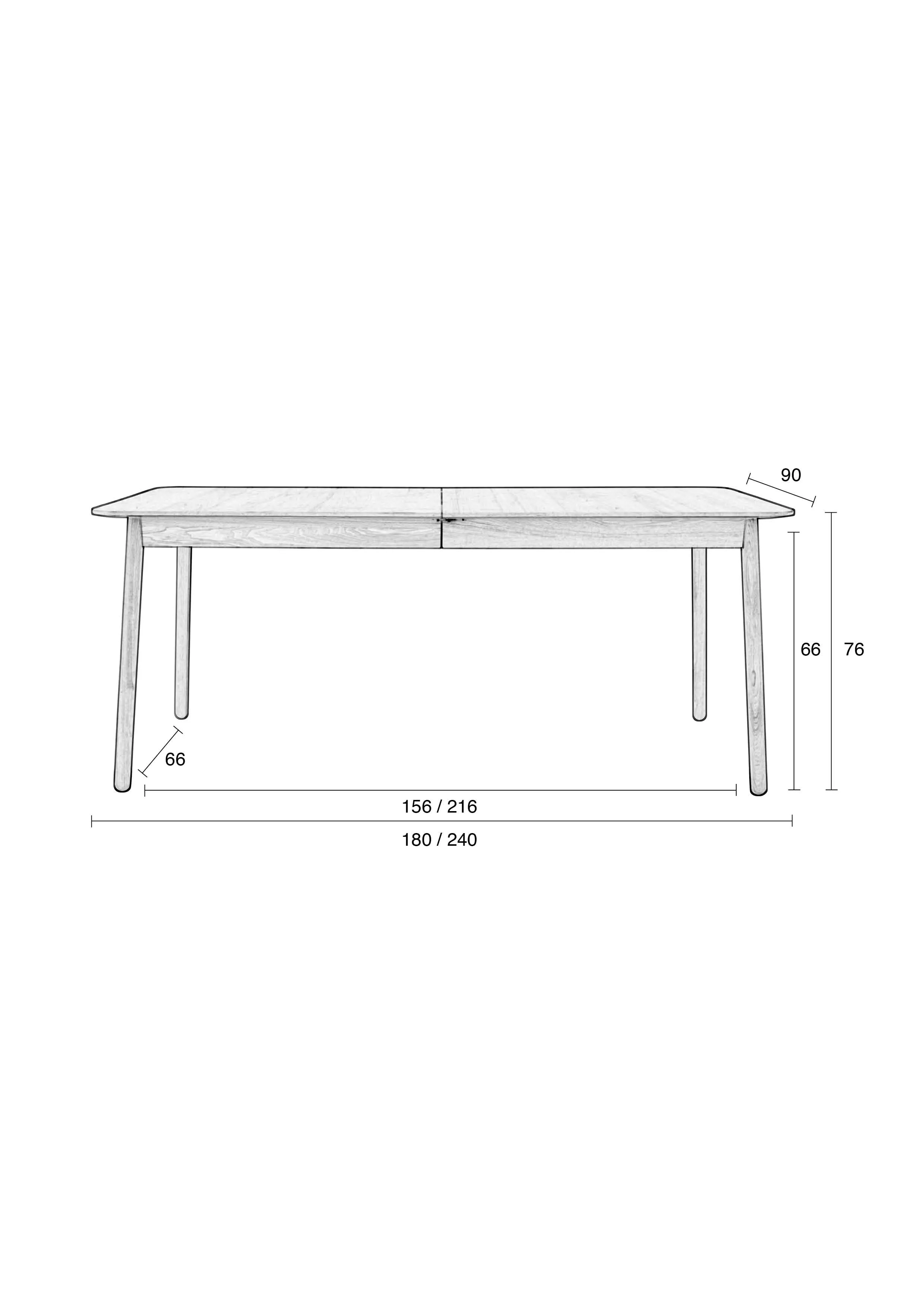 Glimps Extendable Table