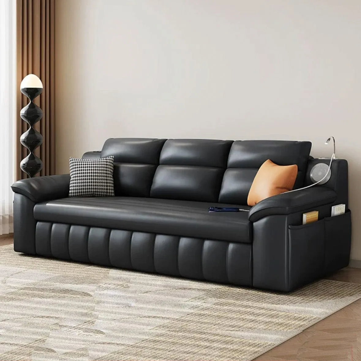 Gorgia Scratch Resistant Storage Sofa Bed