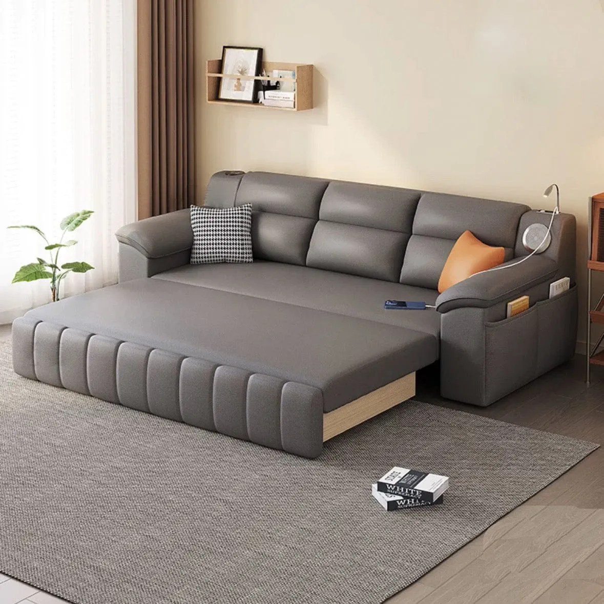 Gorgia Scratch Resistant Storage Sofa Bed