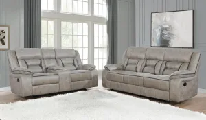 Greer 2-Piece Living Room Set | Tufted Upholstered Sofa & Loveseat