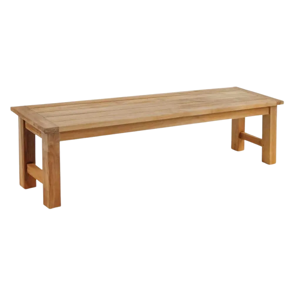 Hampton Outdoor Teak Backless Bench